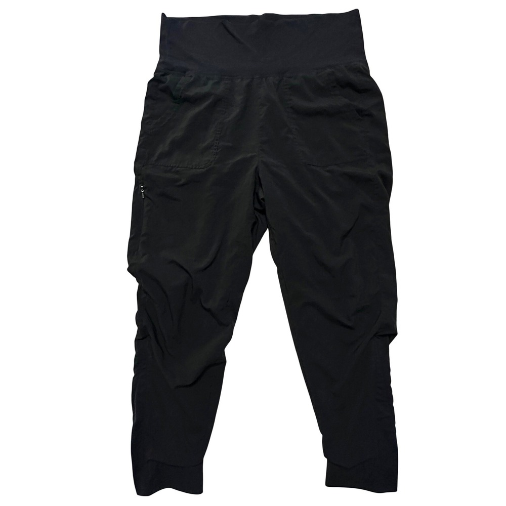 Patagonia Light & Lined Studio Pants Womens L Foldover Joggers Hiking Travel
